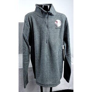 Killik Long Sleeve 1/4 Zip Charcoal Heather Pullover Men's Essential Sz L New
